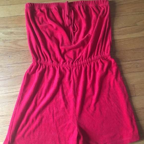 terry cloth onesie